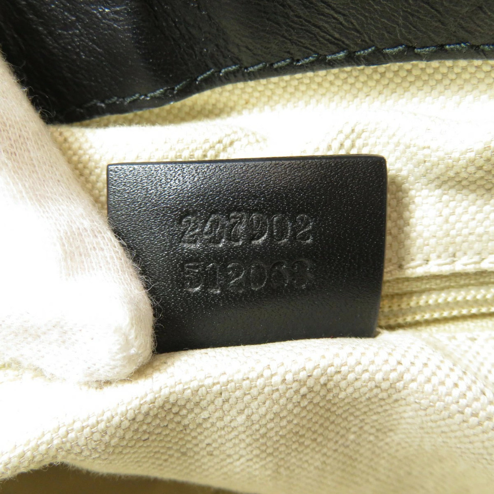 Gucci Sukey 2way handbag black GG canvas leather - Picture 7 of 11